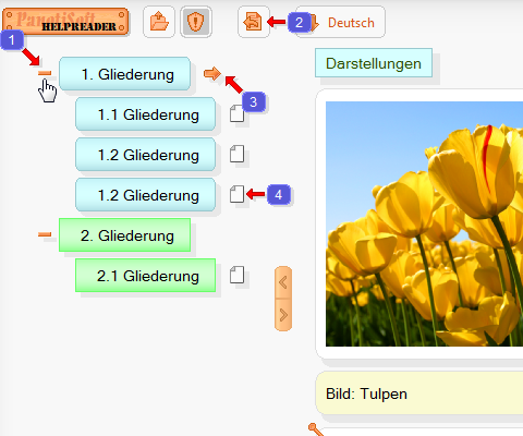 Vorschau des Programms HelpReader