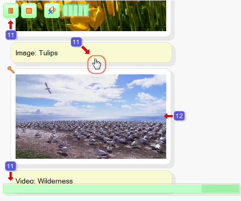 Video player in the program HelpReader