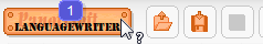 Open contact window in the program LanguageWriter