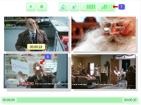 Videovorschau im Programm MediaPlayer