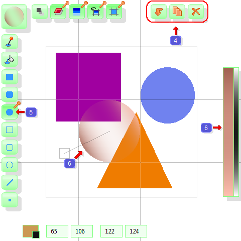 Image editing with the program PicturePaint