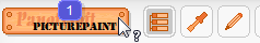 Open contact window in the program PicturePaint
