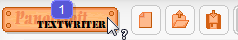 Open contact window in the program TextWriter